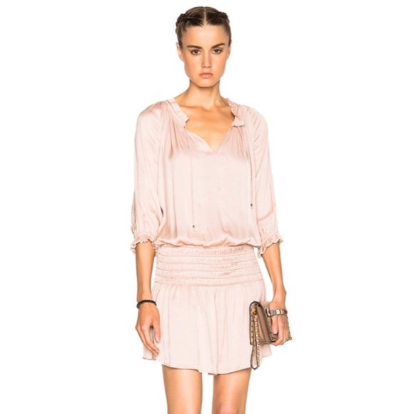 Ulla Johnson Dresses & Skirts - ULLA JOHNSON Olga satin drop waist dress